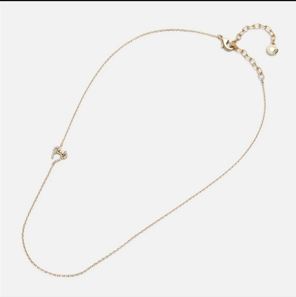 Disney X Baublebar Minnie Mouse Asymmetrical Necklace NWT
